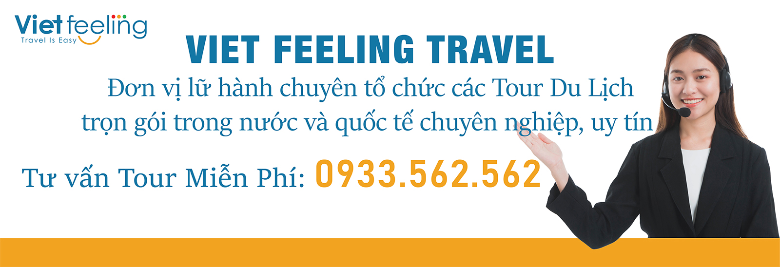 Banner ngang Viet Feeling Travel Single