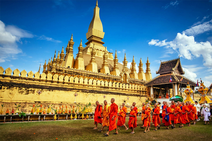 tour du lich Lao LUANGPRABANG - Tour Lào