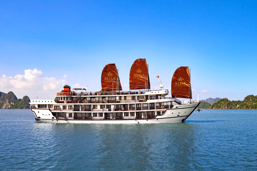 tour du thuyen alisa premier vinh ha long - Tour Hạ Long 2 ngày