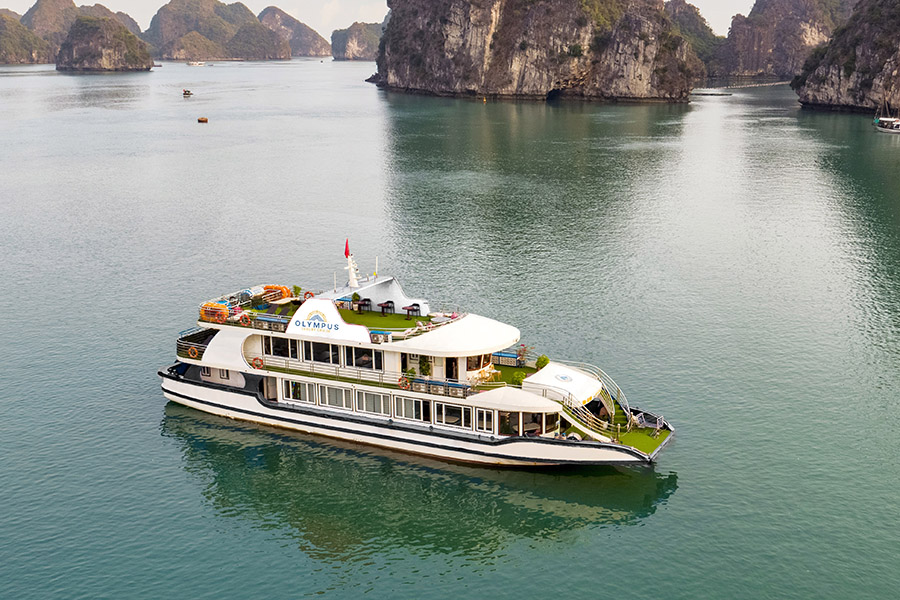 review du thuyền Olympus luxury Cruise Halong Bay